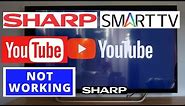 How to Fix YouTube Not Working on SHARP AQUOS TV || Youtube Stopped working on SHARP Smart TV