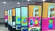 Indoor 65 inch Touch Screen Advertising Kiosk Floor Stand Digital Signage