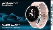 Smart Watch with Heart Rate Monitor (Rose Gold) | Trend Series | Volkano