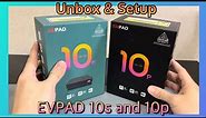 Unbox, Install and Setup Evpad 10s and 10p TV Box