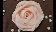 DIY chiffon rose,fabric rose tutorial,how to make