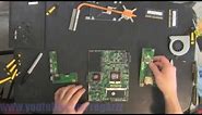 ASUS K52J take apart, disassembly, how-to video (nothing left)