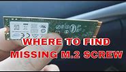 Lost Your SSD M.2 Screw? Here's Where to Find it👍
