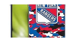 Head Case Designs Officially Licensed NHL Camouflage New York Rangers Soft Gel Case Compatible with Apple iPhone 15 Plus