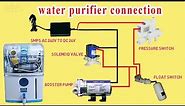 electrical connection of domestic ro water purifier