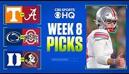 College Football Week 8 PICKS + BEST BETS I CBS Sports