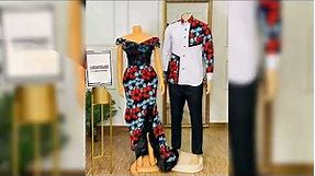 CUTE ANKARA STYLES FOR COUPLES #matching Ankara outfits for couple #twinning kitenge wear for couple