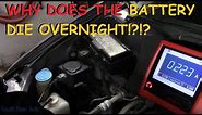 Diagnosing Battery Draw (Battery Goes Dead Overnight)
