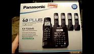 Panasonic KX-TG6645 Digital Cordless Answering System review and unbox