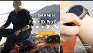 Garmin Fenix 6X Pro Solar Titanium Multisport GPS Watch [2021]