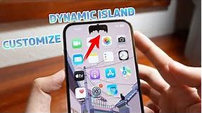 Customize Shape of Dynamic Island iPhone 14