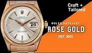 1960 Rolex Datejust ref. 1601 in 18k Rose Gold