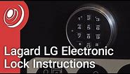 Lagard LG Basic II Digital Electronic Lock Instructions