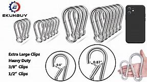 5 Inch 4 Inch Large Spring Snap Hook Heavy Duty 1/2 3/8 Clip