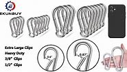 5 Inch 4 Inch Large Spring Snap Hook Heavy Duty 1/2 3/8 Clip