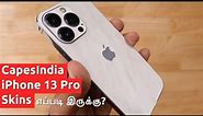 CapesIndia iPhone 13 Pro SKINS 🔥 Stone and Black Matrix எப்படி இருக்கு?