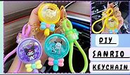 DIY cute Sanrio Keychain/ how to make homemade keychain/ School hacks / Easy craft ideas # craft 💕