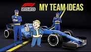 F1 2020 - My Team Career Mode Livery Ideas (Porsche, Škoda, Fallout)