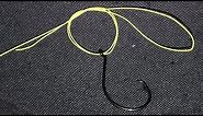 EASIEST fishing knot! How to tie palomar knot - Fishing knots for lure, hooks, swivels