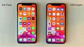 iPhone X OEM vs 3rd Party Screen Replacement