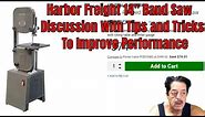 Harbor Freight 14" Band Saw Discussion