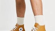 Converse Chuck Taylor All Star Hi trainers in mustard yellow | ASOS