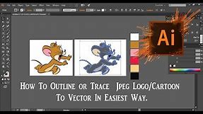 Adobe Illustrator CC Tutorial | How to image trace in illustrator in easiest way
