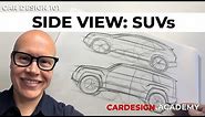 Car Design 101: Sketching an SUV in Side View