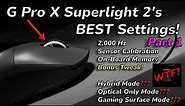 BEST Settings Part 1: Logitech G Pro X Superlight 2 | Set On-Board Memory | Maximize Your GPX 2!