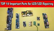 TOP 10 Important Parts for LCD LED TV Repairing