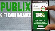✅ How To Check Publix Gift Card Balance Online 🔴