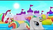 INFLATABLE UNICORN - OVERINFLATING - POPPING & DEFLATING - HISSING - ANIMATION