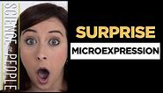 Surprise Microexpression - Understanding Facial Expressions