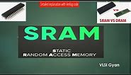 SRAM (Static Random Access Memory)with verilog code.Difference between SRAM and DRAM types of RAM