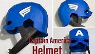 How to Make Captain America helmet out of cardboard |DIY the avengers Captain America helmet