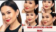 Find the best red lipstick for you| ft MAC RED LIPSTICKS