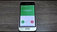 Samsung Galaxy J1 mini prime (Gold) incoming call