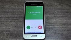 Samsung Galaxy J1 mini prime (Gold) incoming call