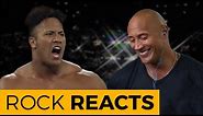 The Rock Reacts to His First WWE Match: 20 YEARS OF THE ROCK