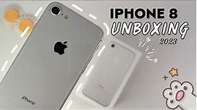 iPhone 8 Unboxing 2023 | *aesthetic* 💕 ( camera, video, sound test)