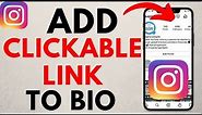 How to Add Clickable Link to Instagram Bio - Add Link in Bio 2022