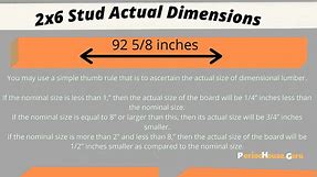 Actual Size Of A 2×6? – What Is The Measurement And Why? | The Period House Guru
