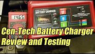 Cen-Tech Battery Charger & Starter Review and Testing Harbor Freight