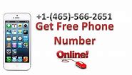 Get a Phone Number Online for free - Use it to verify Apps & Accounts