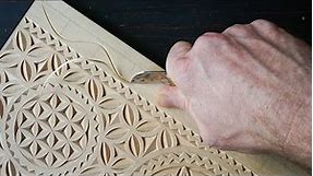 How to Chip Carve - Woodcarving with Simple Hand Positions and Chip Patterns