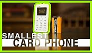 Aiek C6 Card Phone Review - A Phone The Size Of A Credit Card!
