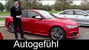 Audi S6 & Audi A6 Facelift FULL REVIEW test driven Sedan & Avant 2016 - Autogefühl