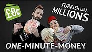 One-Minute-Money: Value of Turkish Old Lira Millions!