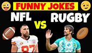🏈 TRAVIS KELCE - NFL vs RUGBY - EBEN ETZEBETH 🏉 In this Hilarious NFL puns we find the answer.