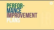 HR Basics: Performance Improvement Plans